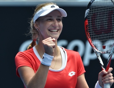 第10シードのマカロワ、快勝でベスト8進出 全豪オープン