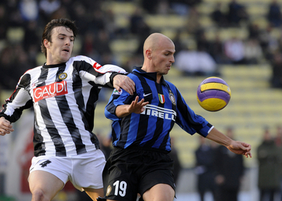 インテル ウディネーゼと引き分け連勝が止まる