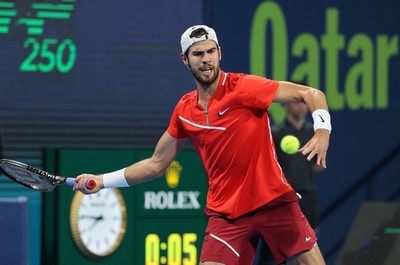 ハチャノフがジョコの姿勢支持、ドバイ選手権2回戦で直接対決