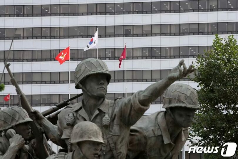 ソウル市竜山区の韓国国防省別館(c)news1