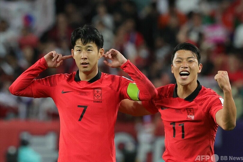 韓国が劇的逆転で4強 孫興民が圧巻の活躍 アジア杯