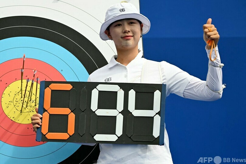 アーチェリー女子初日に世界新記録が誕生 パリ五輪