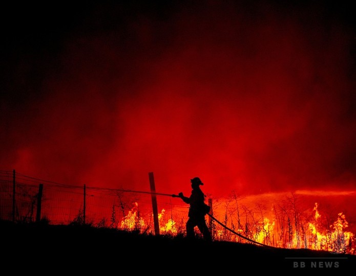 米カリフォルニアで山火事の被害広がる 発端は落雷 写真10枚 国際ニュース Afpbb News