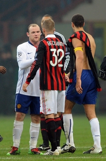 マンチェスター・ユナイテッド ミランに先勝、ルーニー2得点 写真15枚