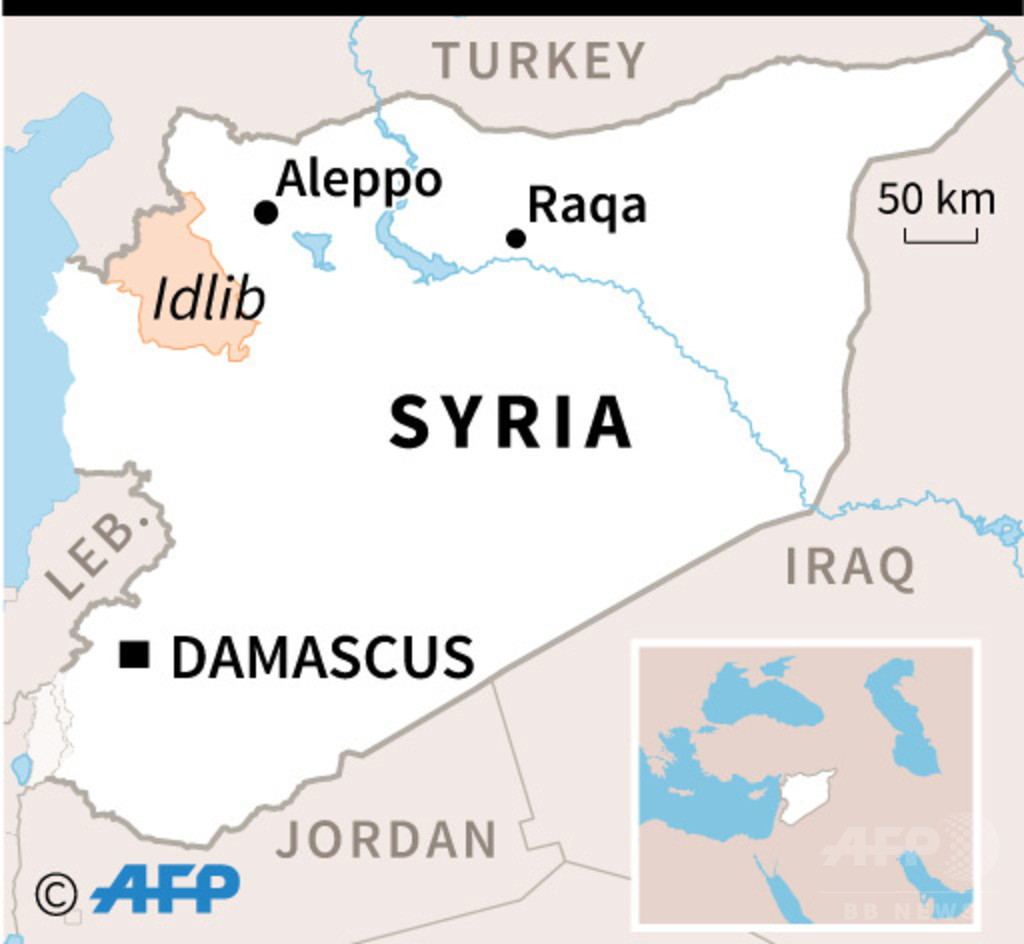 シリアのイドリブ県、ISから解放 戦闘員ら投降 シリアのイドリブ県、ISから解放 戦闘員ら投降