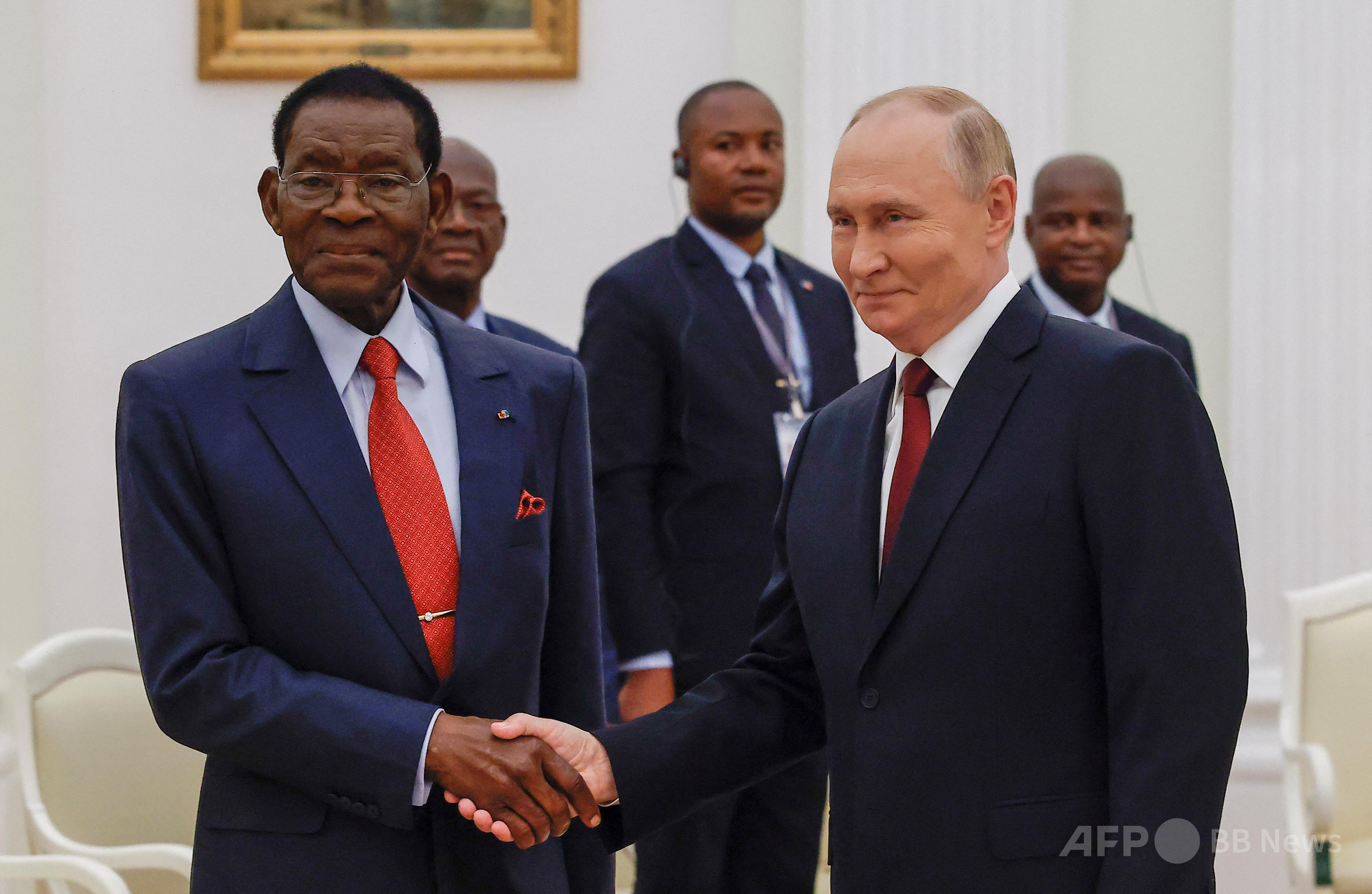 赤道ギニア、ロシアとの関係深化を称賛「前例のないレベル」 写真1枚 国際ニュース:AFPBB News