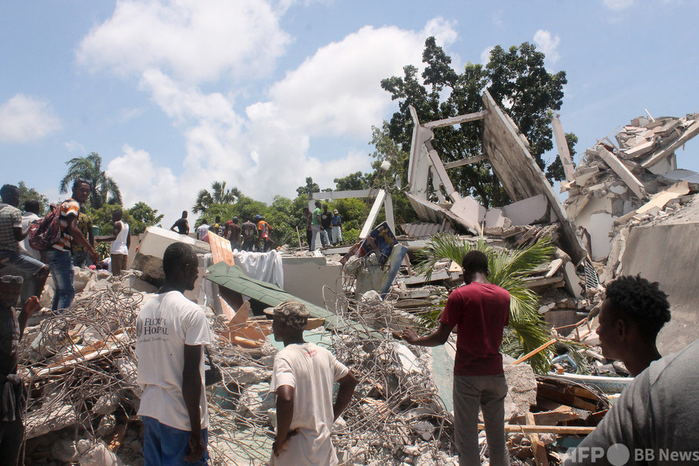 ハイチでM7.2の地震、少なくとも304人死亡