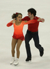 フィギュアスケート09全米選手権ペア・フリー・スケーティング（FS）に臨むキオーナ・マクラフリン（左）とロックニ・ブルーベーカー。（2009年1月24日撮影）(c)AFP/Getty Images/Elsa