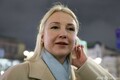 2024年ロシア大統領選への立候補を表明した無所属のエカテリーナ・ドゥンツォワ氏。モスクワで（2023年12月20日撮影）。(c)Vera Savina / AFP