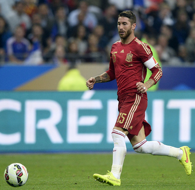 セルヒオ・ラモスがふくらはぎを故障、スペイン代表から外れる