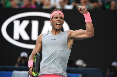 ナダル、4時間の熱戦制し全豪OP8強「ギアを上げる時間だ」