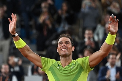 ナダルがジョコと4セットの激闘制す、ズベレフとの準決へ 全仏OP