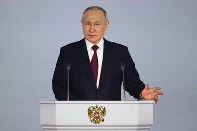プーチン氏、年次教書演説 侵攻開始1年を前に