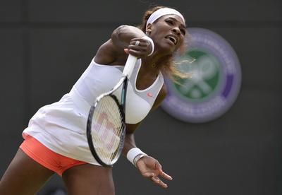 セレーナ快勝、次戦のクルム伊達とは「初対決」 ウィンブルドン選手権