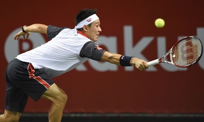 錦織が快勝で初戦突破、ジャパンオープン