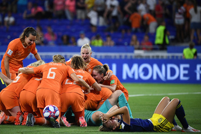 【写真特集】女子サッカーW杯フランス大会、準決勝