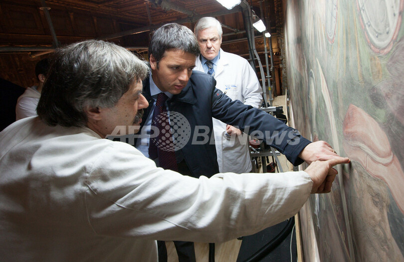 失われたダビンチの壁画、現存する可能性 イタリア