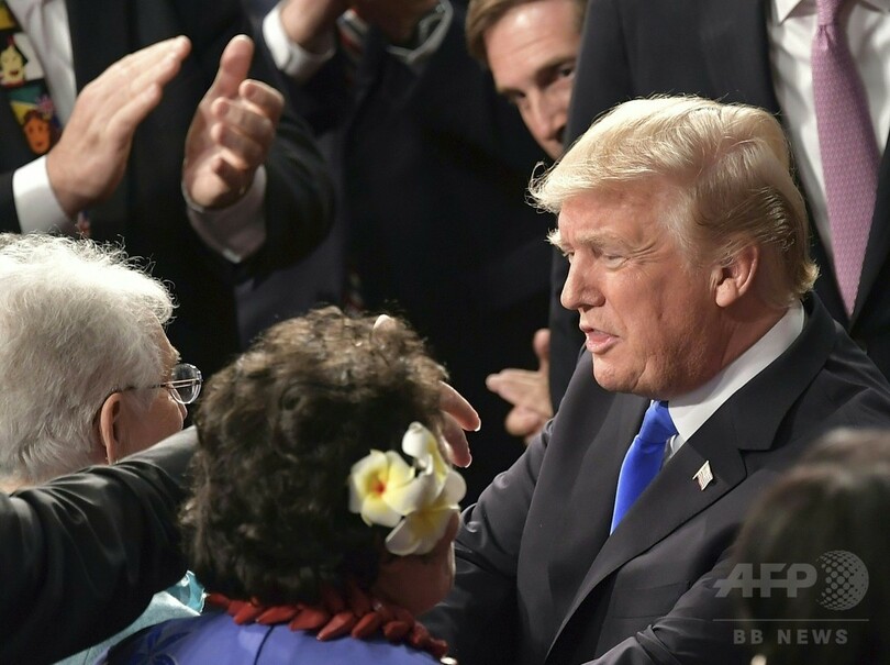 トランプ氏、一般教書演説で団結呼び掛け 経済面で成果強調