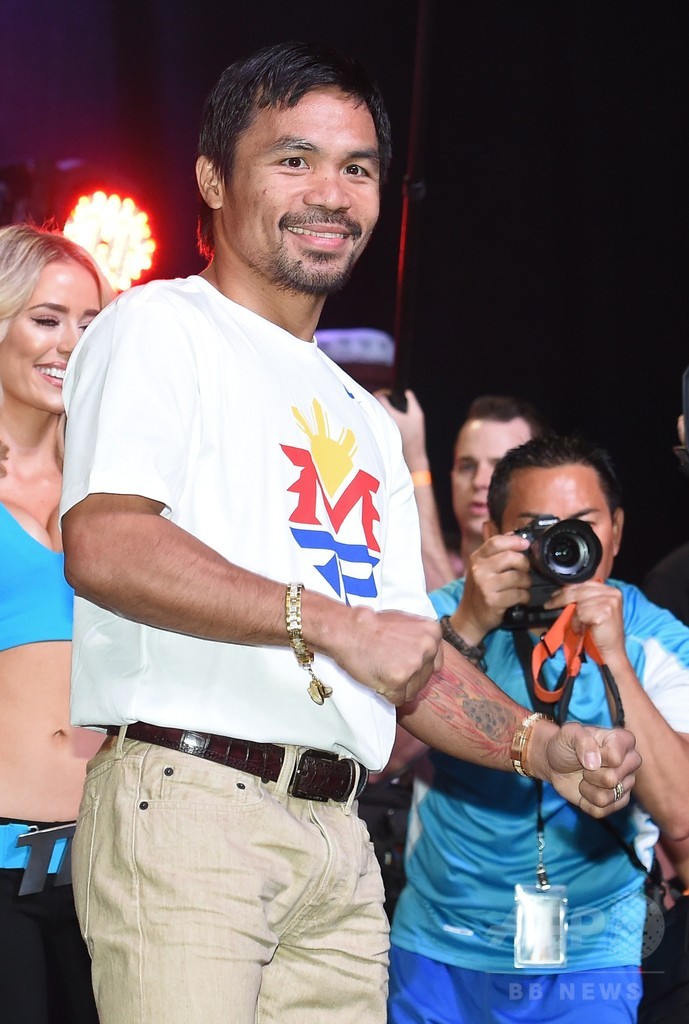 パッキャオ、メイウェザー優位の見方に「闘志がみなぎる」