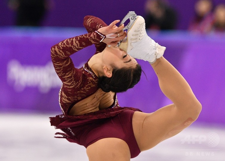 フィギュア女子spで9位の長洲未来 平昌五輪 写真14枚 国際ニュース Afpbb News