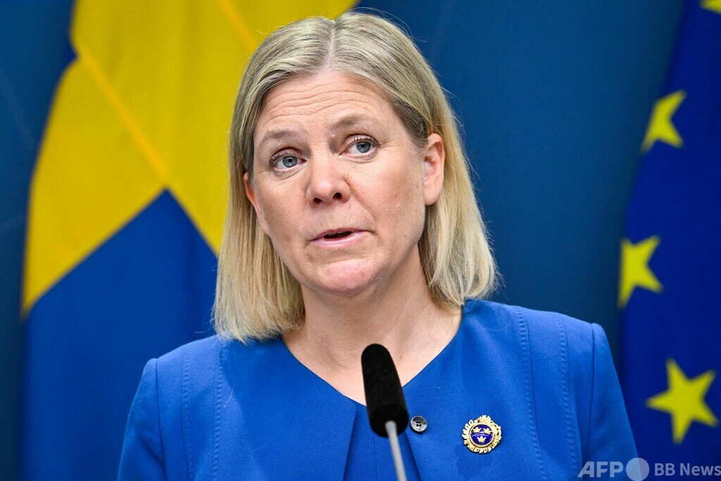 スウェーデン、NATO加盟申請を正式表明 写真3枚 国際ニュース:AFPBB News