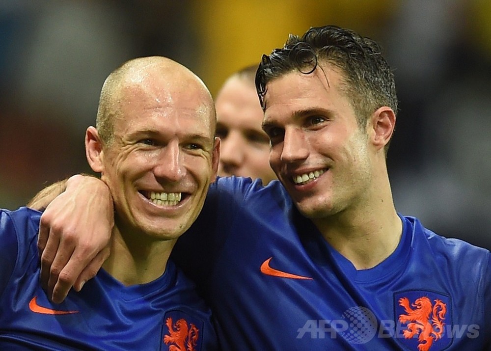 14W杯 オランダ Holland(A)#9 ファン・ペルシー Van PERSIE 半袖 2014