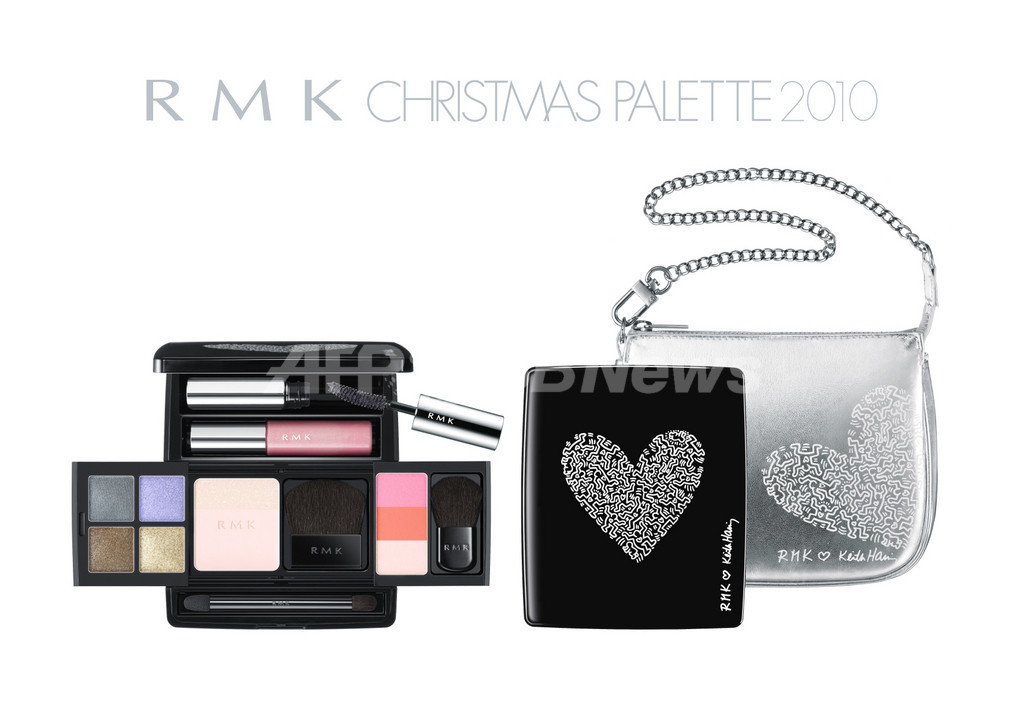 キース・ヘリングのハートモチーフでスペシャルキット、RMK2010年クリスマスコフレ