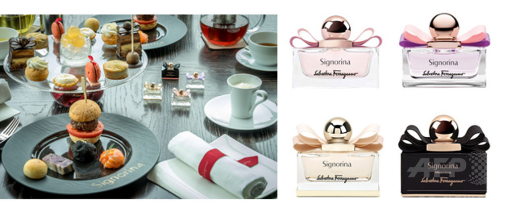 サルヴァトーレ フェラガモ、人気香水が“アフタヌーンティー”に