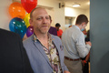 LGBTQ支援組織、モントローズ・センターの最高開発責任者。米テキサス州ヒューストンのLGBTQ向け高齢者施設「ロー・ハリントンセンター」の開所式で（2021年6月24日撮影）。(c)Francois PICARD / AFP