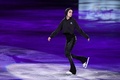 平昌冬季五輪、フィギュアスケートのエキシビションに臨むエフゲニア・メドベデワ（2018年2月25日撮影）。(c)AFP/Mladen ANTONOV