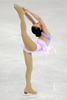 フィギュアスケート四大陸選手権2009（%%ISU Four Continents Figure Skating Championships 2009%%）女子シングル・フリースケーティング（FS）で4位の113.06点を記録し、合計171.22点で総合4位に入った米国のキャロライン・ジャン（%%Caroline Zhang%%）。（2009年2月6日撮影）(c)AFP/Getty Images/Matthew Stockman