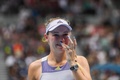 全豪オープンテニス、女子シングルス3回戦。試合に敗れたキャロライン・ウォズニアッキ（2020年1月24日撮影）。(c)Greg Wood / AFP