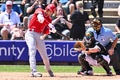 23MLB、シカゴ・ホワイトソックス対ロサンゼルス・エンゼルス。3回に2点本塁打を放つロサンゼルス・エンゼルスの大谷翔平（2023年5月31日撮影）。(c)Jamie Sabau/Getty Images/AFP