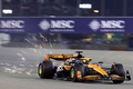 24F1開幕戦バーレーンGP予選に臨むマクラーレンのオスカー・ピアストリ（2024年3月1日撮影）。(c)Giuseppe CACACE/ AFP