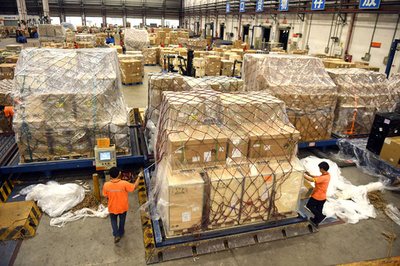 広州白雲空港の貨物量が7割まで回復 663トンの医療支援物資を輸出