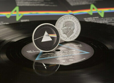 The Royal Mint（英国王立造幣局）、Pink Floydを記念した英国初の記念コインを発行