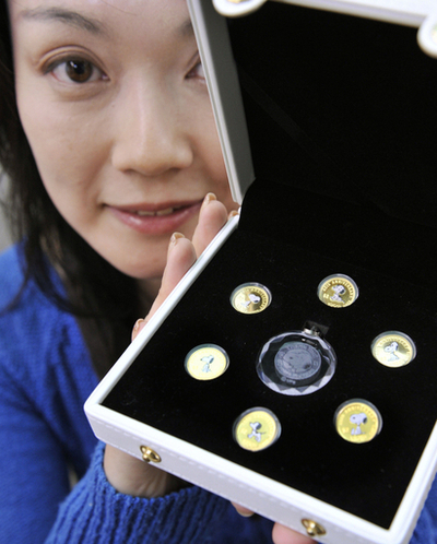 スヌーピーの40周年コイン、5月1日発売