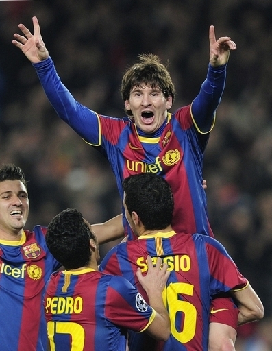 バルセロナ メッシの活躍でアーセナル破る、欧州CL