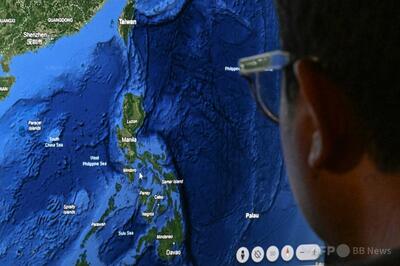 グーグルマップに「西フィリピン海」の表示