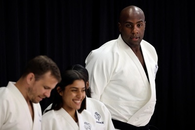 五輪柔道3連覇目指すリネール、2月に左膝十字靱帯断裂と明かす