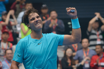 ナダルが逆転でフォニーニ破り4強、中国オープン