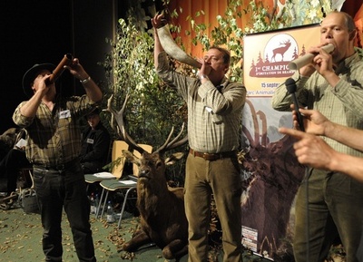 第1回シカの鳴きまね大会、フランス