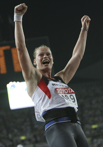 クライナート　女子砲丸投げ3位入賞