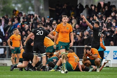 好調NZが豪に逆転勝ち 14点差ひっくり返す ラグビー