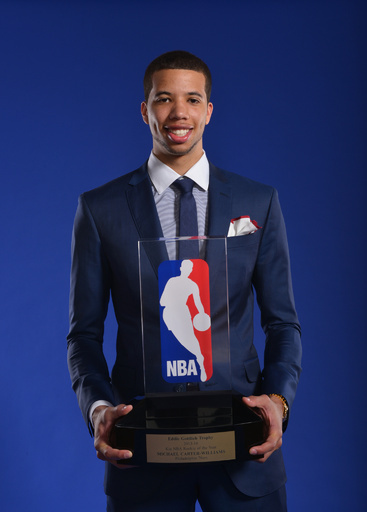 カーター・ウィリアムスが新人王に、シクサーズではアイバーソン以来