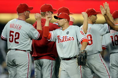 フィリーズ ドジャースに先勝、MLBプレーオフ