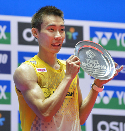 リーが3度目の男子シングルス優勝、ヨネックス・オープン・ジャパン