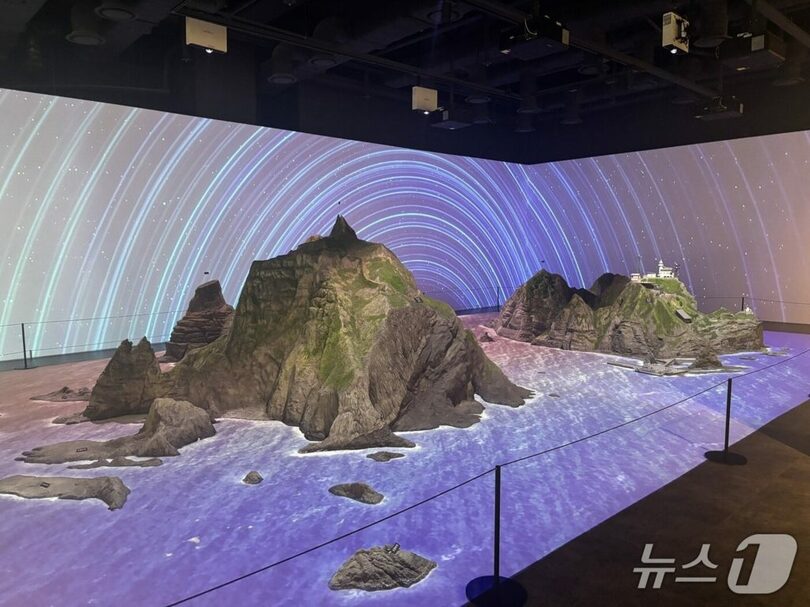 永登浦タイムズスクエアにある「独島体験館」＝東北アジア歴史財団独島体験館提供(c)news1