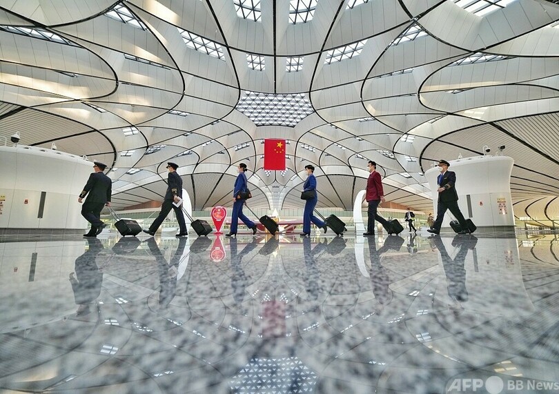 北京大興空港、国際線や香港便の運行が17日に再開