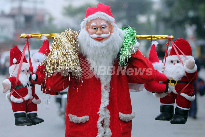 インドでも広まるクリスマス 写真3枚 国際ニュース Afpbb News